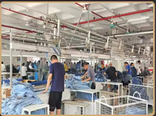 Denim Finishing Pressing