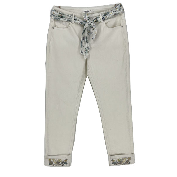 Premium Designer Jeans with Paisley Accents - Fashion Forward Collection!