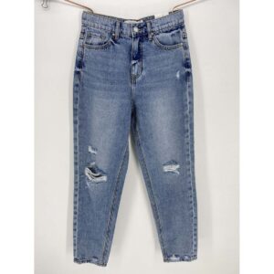 light wash denim jeans, classic denim pants, tapered leg jeans, cotton denim, casual jeans, branded jeans, quality denim bottoms, mid-rise jeans, women's denim pants, OEM denim manufacturing