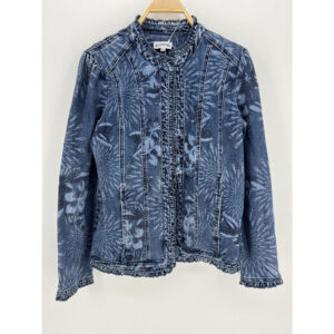 SILVER PRINT DENIM JACKET