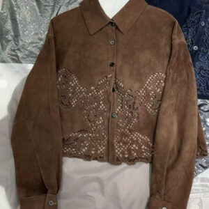 Lambswool Embroidered Women's Coat