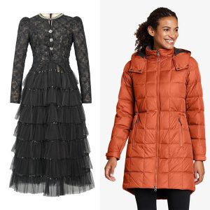 Women's Glamour down jackets